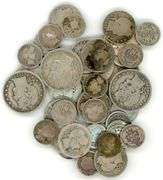 Lot of 52 Assorted Silver Barber Coins