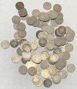 100 Average Circulated V Nickels,