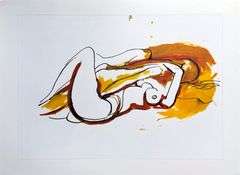 Collectible Vintage Renato Guttuso From 'Erotic Drawings' Drawings