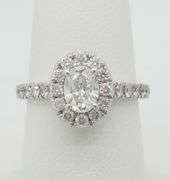 Neil Lane Oval Diamond Halo Ring