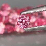 Rare heated only 2.03ct pink Sapphire set