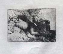Extremely Rare and Collectible Antique Etching After Rembrandt, c. 1880