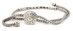 John Hardy classic chain sterling silver and citrine bar bolo bracelet