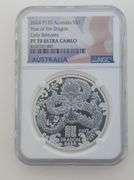 2024 P125 Australia $1 Year Of The Dragon, NGC PF70 Ultra Cameo ER