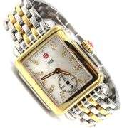 Michelle Deco mother of pearl dial 29mm two tone watch