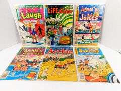 6 Archie Series Vintage Comic Books
