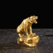 Feng Shui Brass Tiger Lucky Wealth Symbol