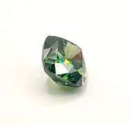 Huge 10.15 Ct Sparkling Emerald Green Lab Simulated Diamond Solitaire