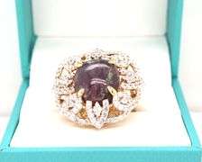 Exquisite Massive 17.08CTS Round Cabochon-Cut Ruby & 2.05CTW White Sapphire in 14K Yellow Gold Over 