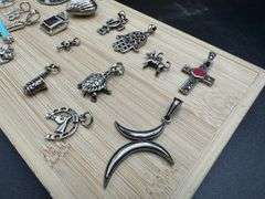 .925 Sterling Silver Curated 20 Pendant Lot Various Sizes & Styles