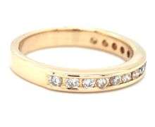 14kt Yellow gold 0.35ctw diamond band