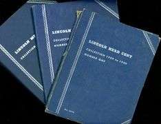 Collection of 155 Lincoln Cents in Albums: 1911-1989-D