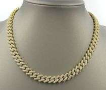 925 Sterling silver cubic zirconia link chain necklace