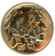 Gem BU Jefferson Nickel from 1938-D