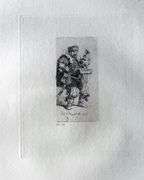 Extremely Rare and Collectible Antique Etching After Rembrandt, c. 1880