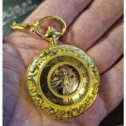 Mechanical Skeleton Pocket Watch