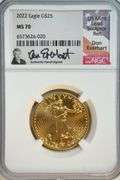 Flawless Signed NGC MS70 graded 2022 $25 Gold Eagle