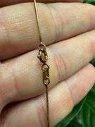 22k Rose Gold Plated Sterling Silver Magic Snake Chain .8mm Solid 925 Italy Brazilian Necklace 15"