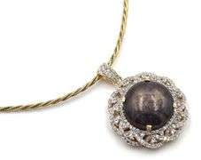 Stunning Brand New European Colossal Round Cabochon-Cut 35.61CTS Star Ruby & 2.02CTW Sapphire Gemsto