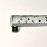 Impressive 5 Ct Emerald Green Assher Cut Fire Moissanite Solitaire