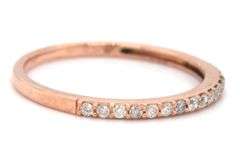 14kt Yellow gold 0.20ctw diamond band