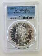 1880-S Morgan Silver Dollar, PCGS UNC Detail-Cleaned