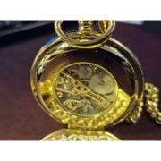 Mechanical Skeleton Pocket Watch