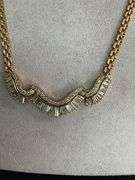 CERTIFIED 18K YELLOW GOLD DIAMOND NECKLACE