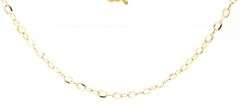 14kt Yellow gold cable chain necklace