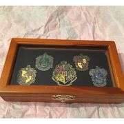 Offical Harry Potter House Crest Pin Set