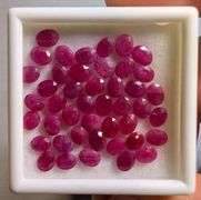 Rare heated only 11.70ct Ruby set from Madagascar