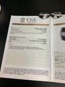 CERTIFIED 18K WHITE GOLD DIAMOND STUD EARRINGS