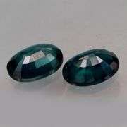 Rich and decadent! 1.85ct pair of Sapphires from Madagascar!