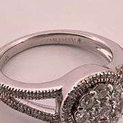 CERTIFIED 14K WHITE GOLD DIAMOND RING