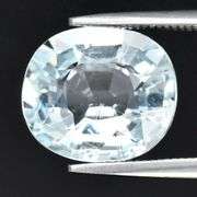 Absolutely GORGEOUS 3.67ct ice blue Aquamarine