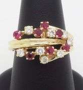 Dankner Ruby & Diamond Ring