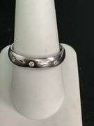 CERTIFIED PLATINUM UNISEX DIAMOND WEDDING BAND