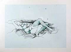 Limited Edition Renato Guttuso Artwork from 'Disegni Eritoci' Portfolio