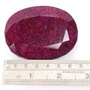 Huge Museum Size 1230 Ct Certified Natural Oval Cut Red Ruby Solitaire