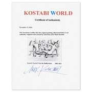 "Feel It!! Feel the Ballbration...Come on Free Your Mind" by Mark Kostabi