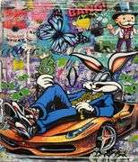 Original painting by the master of all Pop artist, JOZZA, Hey Doc