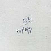 "Jackson Pollock" by Steve Kaufman (1960-2010)