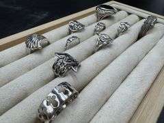 Sterling Silver Curated Ring Assortment Various Sizes & Styles (10 Ring Lot)