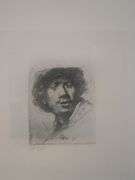 Collection of 15 Very Rare Etchings After Rembrandt (c. 1880)