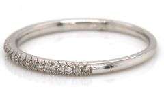 New Odelia 0.14ctw Diamond Wedding Band Ring in 18K