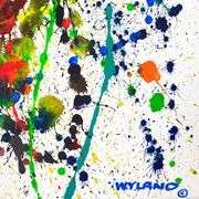 "Untitled Abstract" by Wyland Wyland "Untitled Abstract