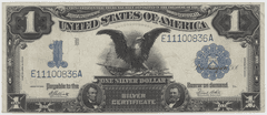 Super nice and crisp 1899 Series $1 Black Eagle Silver Certificate