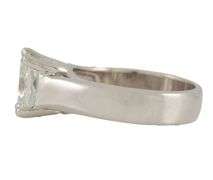 2.65ct Princess Diamond Solitaire Straight Engagement Ring in Platinum