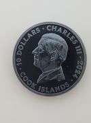 2024 10 Dollars Cook Island RIDE - JOURNEY MOTORCYCLE COIN