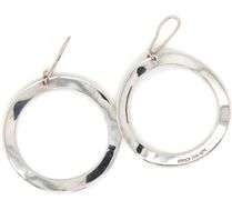 925 Sterling silver Ippolita wavy circle drop dangle earrings